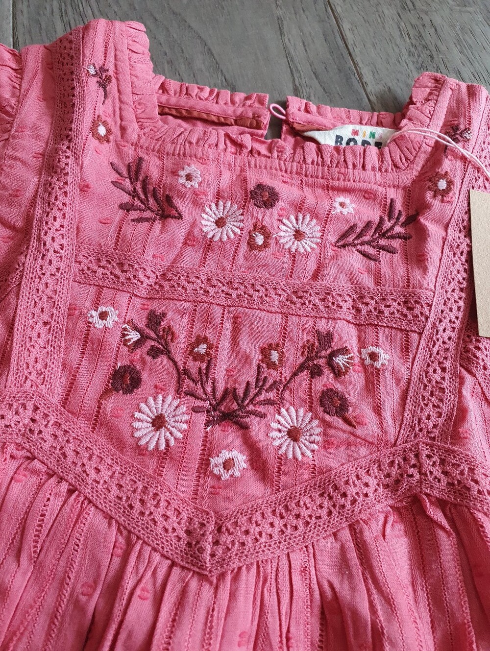 Mini Boden Embroideres Dress BNWT